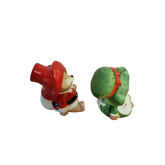 Vintage Homco Christmas bear figurines 1980's - Picture 5 of 8